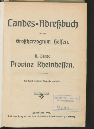 2: Provinz Rheinhessen