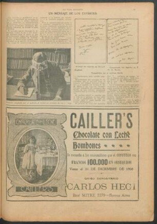 Un mensaje de los espíritus