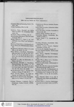 Personenverzeichnis