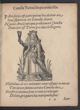 Camilla Turcici Imperatoris filia.