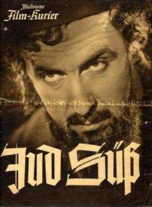 Filmzeitschrift zu dem deutschen Spielfilm "Jud Süß"