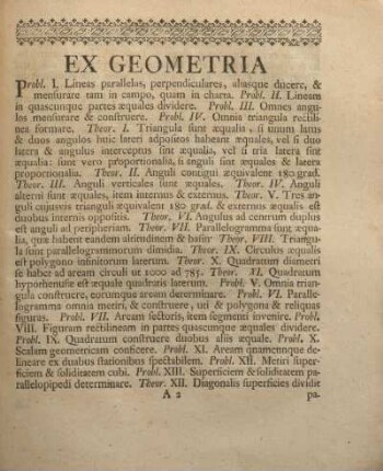 Ex geometria.