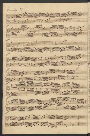 Inventionen; cemb; B-Dur; BWV 785