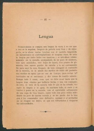 Lengua