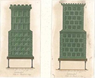 Lange, Ludwig; Lange - Archiv: VIII.6 Öfen - Ansichten