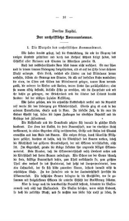 Zweites Kapitel. Der urchristliche Kommunismus