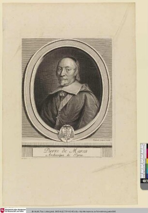 Pierre de Marca Archevéque de Paris [Erzbischof von Paris]