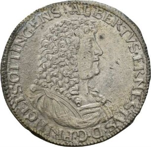 Gulden des Grafen Albrecht Ernst I. von Öttingen-Öttingen, 1674
