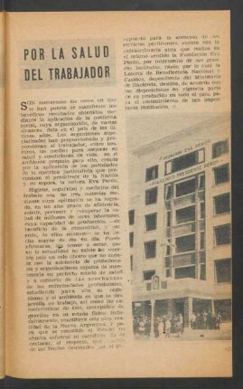Por la salud del trabajador