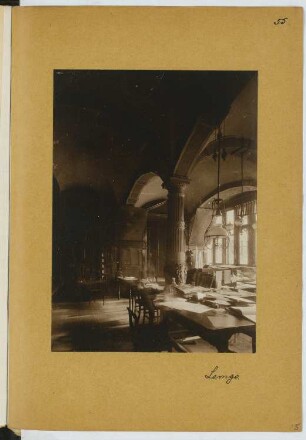Rathaus, Lemgo: Innenansicht (aus: Skizzen- und Fotoalbum 18)