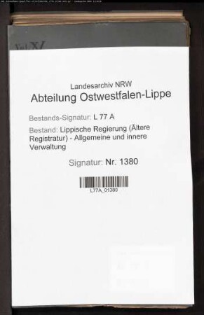 Verwaltung und Rechnungswesen des Damenstifts zu Lippstadt, Bd. 11