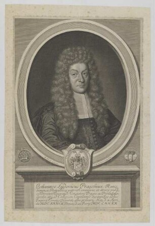 Bildnis des Johannes Ludovicus Praschius