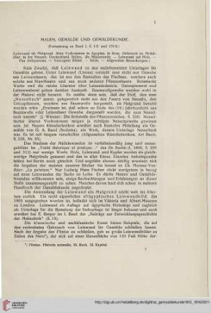 2: Malen, Gemälde und Gemäldekunde, [3]