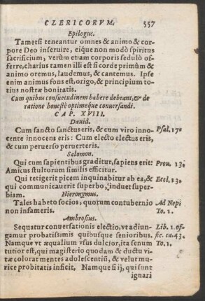 Cum quibus consuetudinem habere debeant, et de ratione honeste optimeque conversandi. Cap. XVIII.
