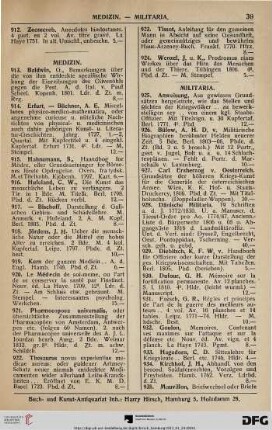 Medizin (Nr. 913-924)