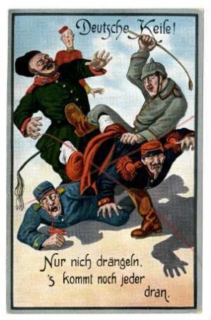 Nr. 3332: Deutsche Keile! Nur nicht drängeln, ... (verboten)
