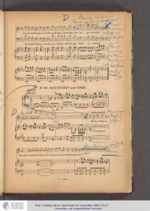 N. 10. Recitativ und Arie