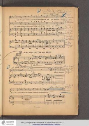 N. 10. Recitativ und Arie