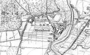 Rothenburg/O.L.-Steinbach. Meßtischblatt, 1:25.000, Sekt. Priebus, 1940 (RA Görlitz 30/21b)