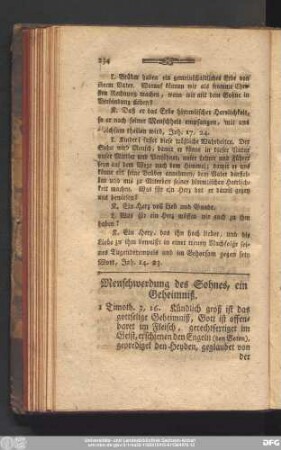 [37.] Menschwerdung des Sohnes, ein Geheimniß.