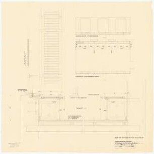 Evangelisches Gemeindezentrum, Herford: Kirche: Sitzbänke im Konfirmandenraum 1:50, 1:5