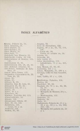 Índice Alfabético