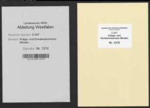 Einsendung der Historischen Tabellen von den Städten und vom platten Lande. Allgemein - Band 1