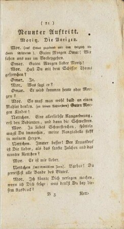 Neunter Auftritt