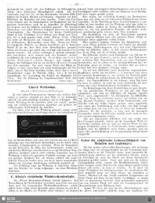 Ueber die elektrische Leitfähigkeit von Metallen und Legirungen