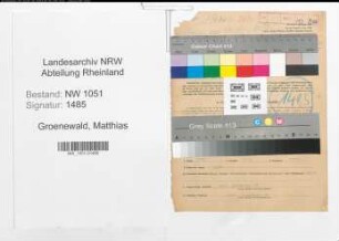 Entnazifizierung Matthias Groenewald , geb. 10.08.1898 (Schlosser)