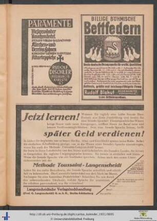 Anzeigenteil.