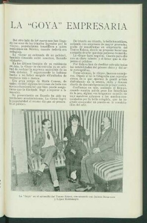 La "Goya" empresaria