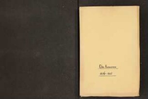 Erteilung von Eheerlaubnissen (Ehekonsens, Eheschein, Ehezettel)