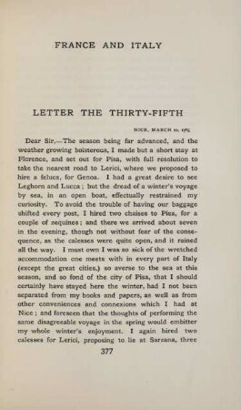 Letter the thirthy-fifth