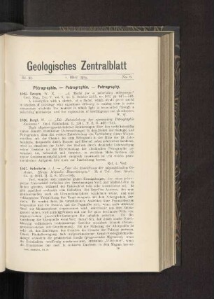 1. März 1914. No. 6.