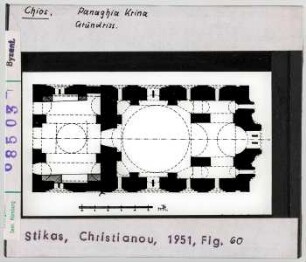 Panaghia Krina (Chios): Grundriss