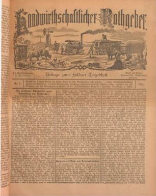 1: Beilage vom Dienstag, 1. Januar 1901