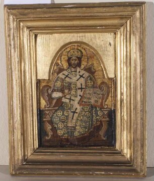 Ikone mit Jesus Christus als Hoher Priester