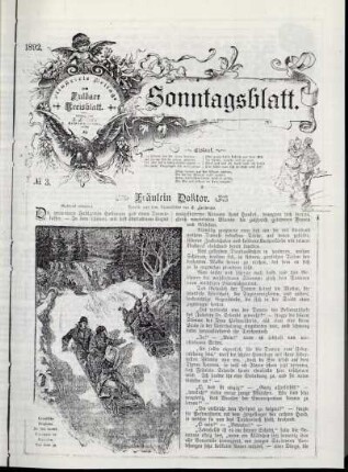 Ausgabe vom Sonntag, den 17. Januar 1892.