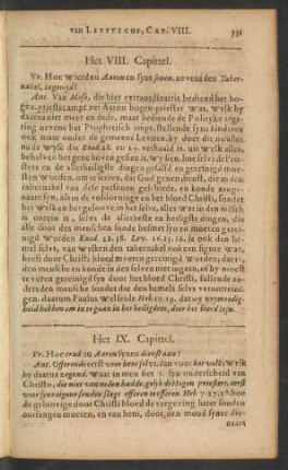 Het IX. Capittel