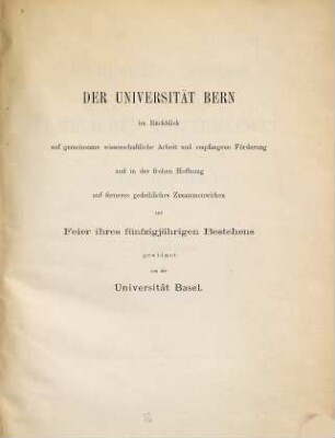 Die historische Grundlage des ehelichen Güterrechts der Berner Handfeste