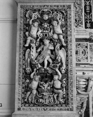 Cappella del Santissimo Rosario — musizierender Putto mit Geige