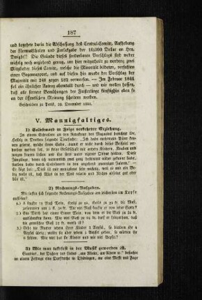 Selbstmord in Folge verkehrter Erziehung : [Mannigfaltiges]