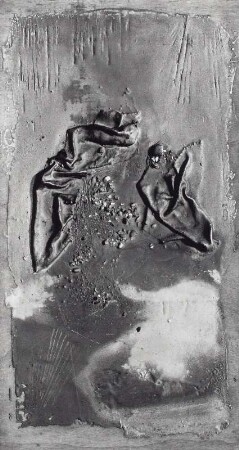 Abstrakte Materialkomposition "In Space"
