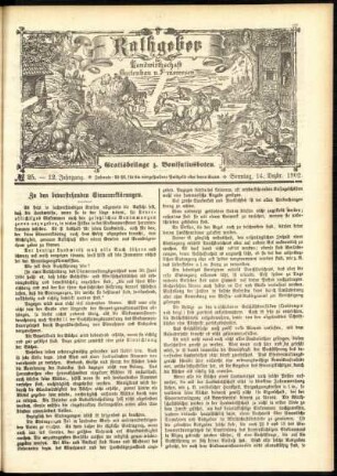 Ausgabe vom Sonntag, den 14. Dezember 1902.