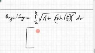 25A.2 Bogenlänge, Kettenlinie, Cosinus hyperbolicus, cosh