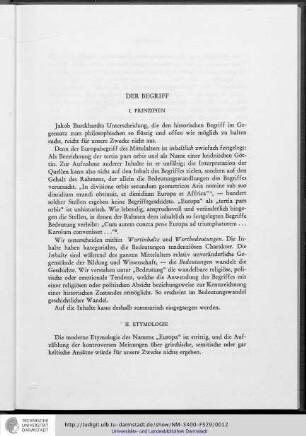 II. Etymologie