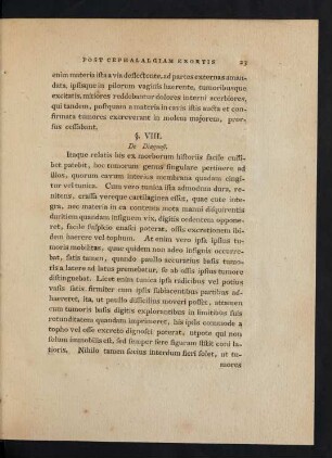 §. VIII. De Diagnosi