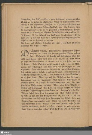 Die Furcht vor uns