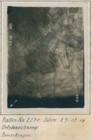 Foto des Geländes nordöstlich von Villers-sur-Coudun (Luftbild)